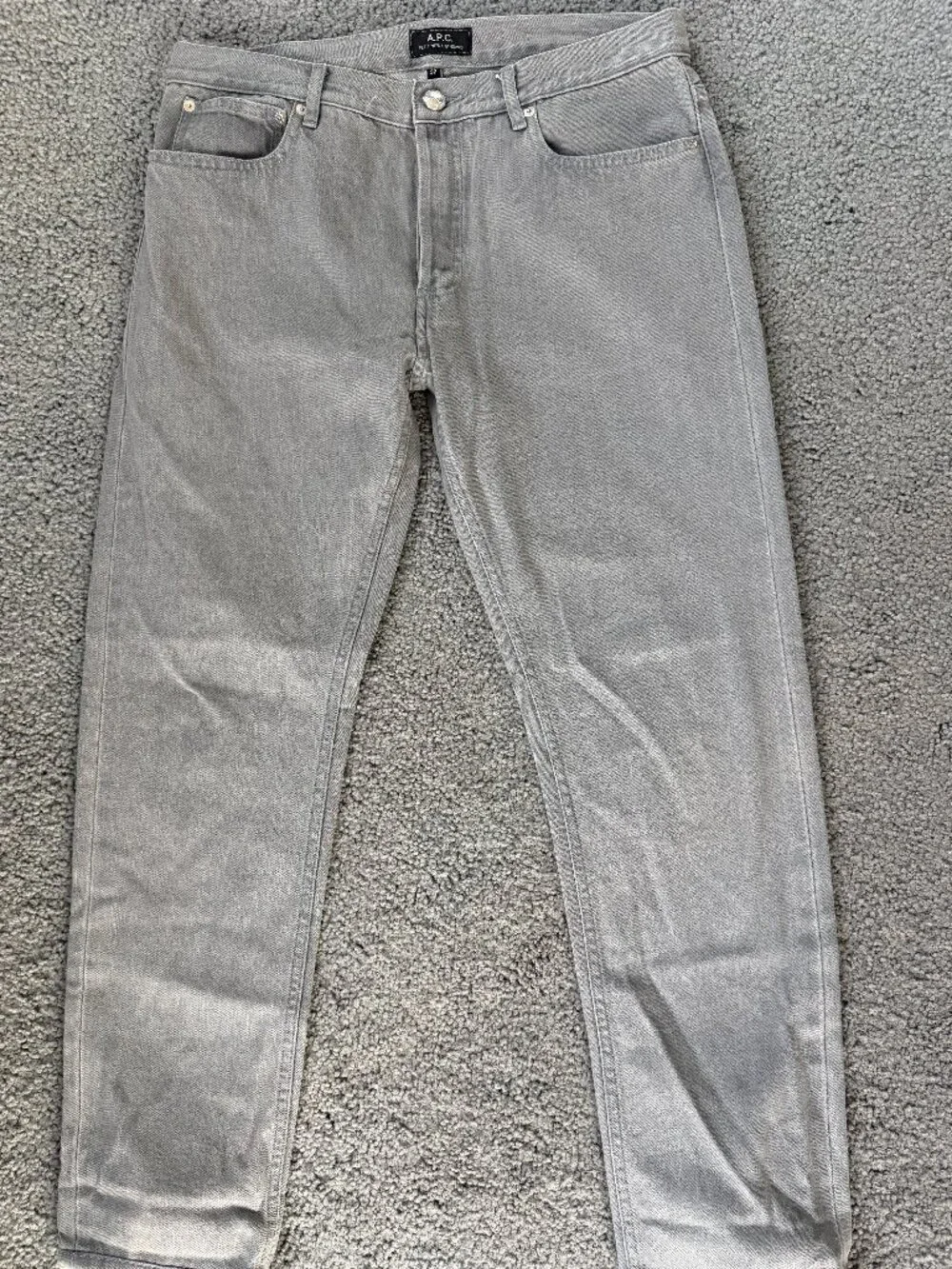 A.P.C. Petit New Standard Grey Redline Selvedge Jeans Men's 32 - Excellent Cond.